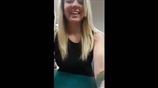 Using a dildo in college libraryxsxtx