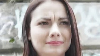 Sucked by broke big tit amateur babe