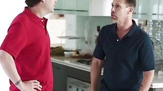 April And Serenity banging step dads in foursome