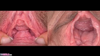 Nicole love and tiny tina pussy play