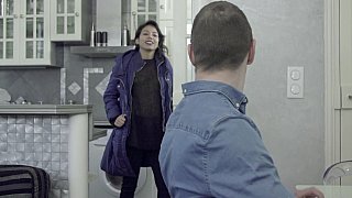 Asian beauty takes a huge load