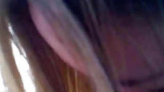 Amateur chick sucks his cock