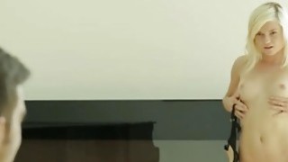 Blonde with fine pink pussy fuck