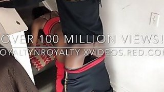 Daddy gives horny neighbor chocolate kisses