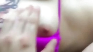 Horny Tattooed Slut Masturbating