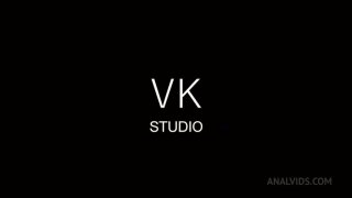 Pregnant Black Angel at 9 months - Double Pissing - Hard Anal Fuck - Cum in Her Mouth VK048