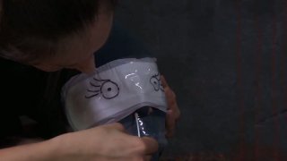 Poor Lady Kat is d in a dark basement