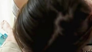 Hot ass amateur brunette GF first time anal sex on tape