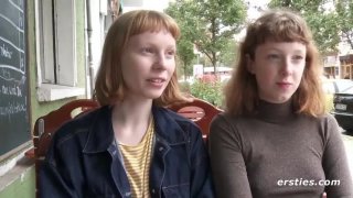 Bonnie and sondrine experiment together