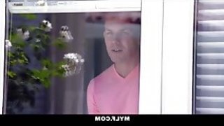 Stepson ramming busty stepmom anal cumshot