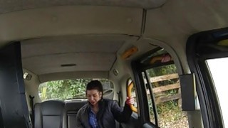 Slutty amateur pounded by fraud driver in the backseat