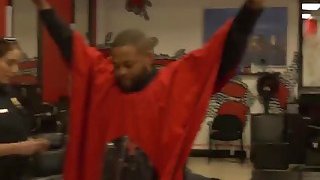 Hot Pornstar Babes Acting As Cops In Uniform Arrested And Banged a Horny Black Dude