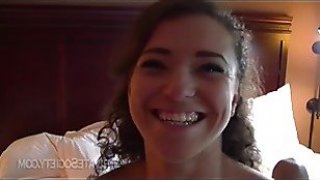 Hot cum on lesbian ass big tits cumshot