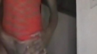 Two horny Africans fuck with white men on bed