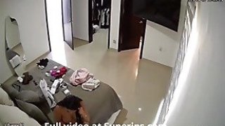 Ipcam latina college girl dresses slowly