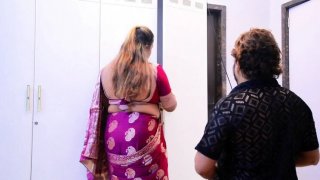 Desi bhabhi alone in village - indian man sees chance and takes her