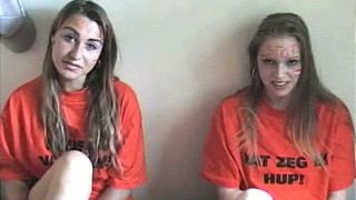 Sporty ugly bitch Alyssa desires to show her ss in sucking a dick