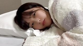 A couple staying overnight. a sex video before going to bed