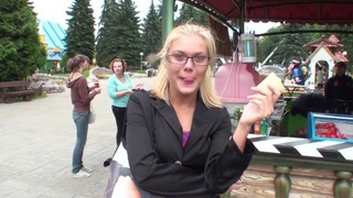 Ivanka in hot blonde gal giving a bj in this homemade porn