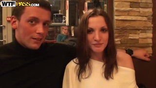 Douple blowjob in the public place by teen curve Katarina