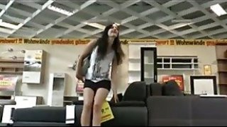 Hei er fick mit frecher br nette in der ffentlichen umkleidekabine3dpfwfp