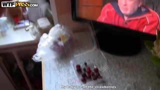 The first morning together with cute Megan