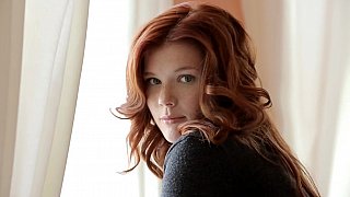 Beautiful redhead sweety with perfect tits and body