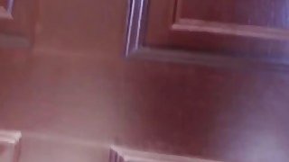 Lovely teen blowing big fat cock