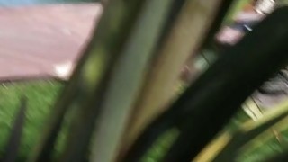 Neighbour spying then fucking busty blonde