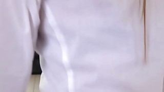 Hot property manager seduces her boss in an empty house